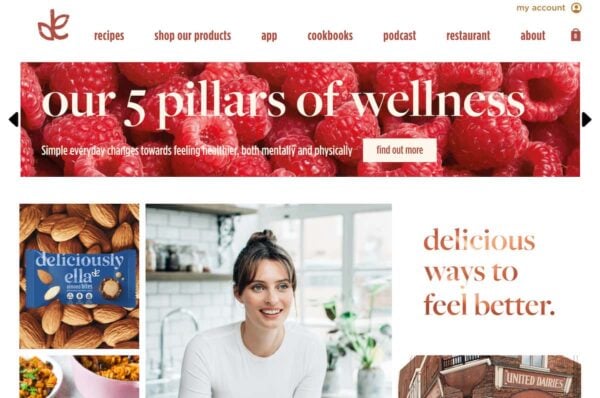 example of blog with original content: deliciouslyella.com