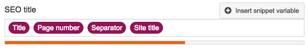 seo title - snippet variables